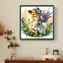 Load image into Gallery viewer, Diamond Painting - Partial Special Shaped - cowgirl (30*30CM)
