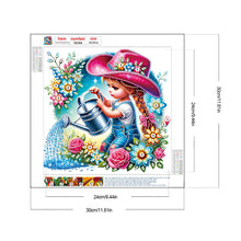 Load image into Gallery viewer, Diamond Painting - Partial Special Shaped - cowgirl (30*30CM)
