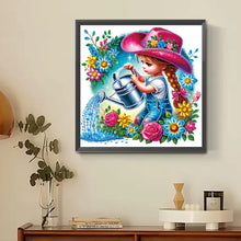 Load image into Gallery viewer, Diamond Painting - Partial Special Shaped - cowgirl (30*30CM)
