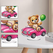 Load image into Gallery viewer, Acrylic Special Shape Bear Diamond Painting Desktop Decors for Home Office Decor
