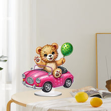 Load image into Gallery viewer, Acrylic Special Shape Bear Diamond Painting Desktop Decors for Home Office Decor
