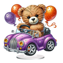 Load image into Gallery viewer, Acrylic Special Shape Bear Diamond Painting Desktop Decors for Home Office Decor
