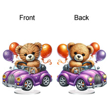 Load image into Gallery viewer, Acrylic Special Shape Bear Diamond Painting Desktop Decors for Home Office Decor

