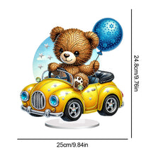 Load image into Gallery viewer, Acrylic Special Shape Bear Diamond Painting Desktop Decors for Home Office Decor
