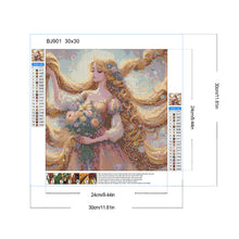 Load image into Gallery viewer, Diamond Painting - Full Round - Disney Princess Rapunzel (30*30CM)
