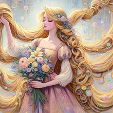 Load image into Gallery viewer, Diamond Painting - Full Round - Disney Princess Rapunzel (30*30CM)
