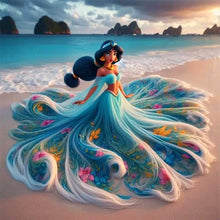 Load image into Gallery viewer, Diamond Painting - Full Round - Disney Princess Jasmine (30*30CM)
