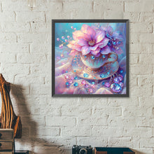 Load image into Gallery viewer, Diamond Painting - Full Round - Crystal porcelain cup flower (40*40CM)
