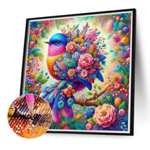 Load image into Gallery viewer, Diamond Painting - Full Round - Bouquet bird (40*40CM)
