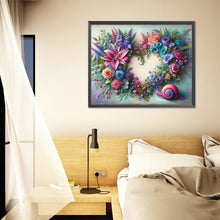 Load image into Gallery viewer, Diamond Painting - Full Round - Love wreath snail (50*40CM)

