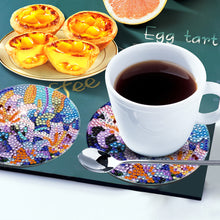 Load image into Gallery viewer, 8Pcs Wooden Butterfly DIY Coaster Diamond Dot Kits Round Diamond Art Coasters
