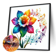 Load image into Gallery viewer, Diamond Painting - Full Round - musical note flowers (30*30CM)
