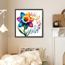 Load image into Gallery viewer, Diamond Painting - Full Round - musical note flowers (30*30CM)
