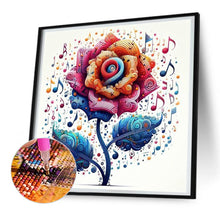 Load image into Gallery viewer, Diamond Painting - Full Round - musical note flowers (30*30CM)
