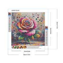 Load image into Gallery viewer, Diamond Painting - Full Round - musical note flowers (30*30CM)
