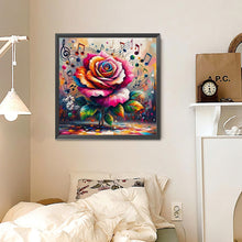 Load image into Gallery viewer, Diamond Painting - Full Round - musical note flowers (30*30CM)
