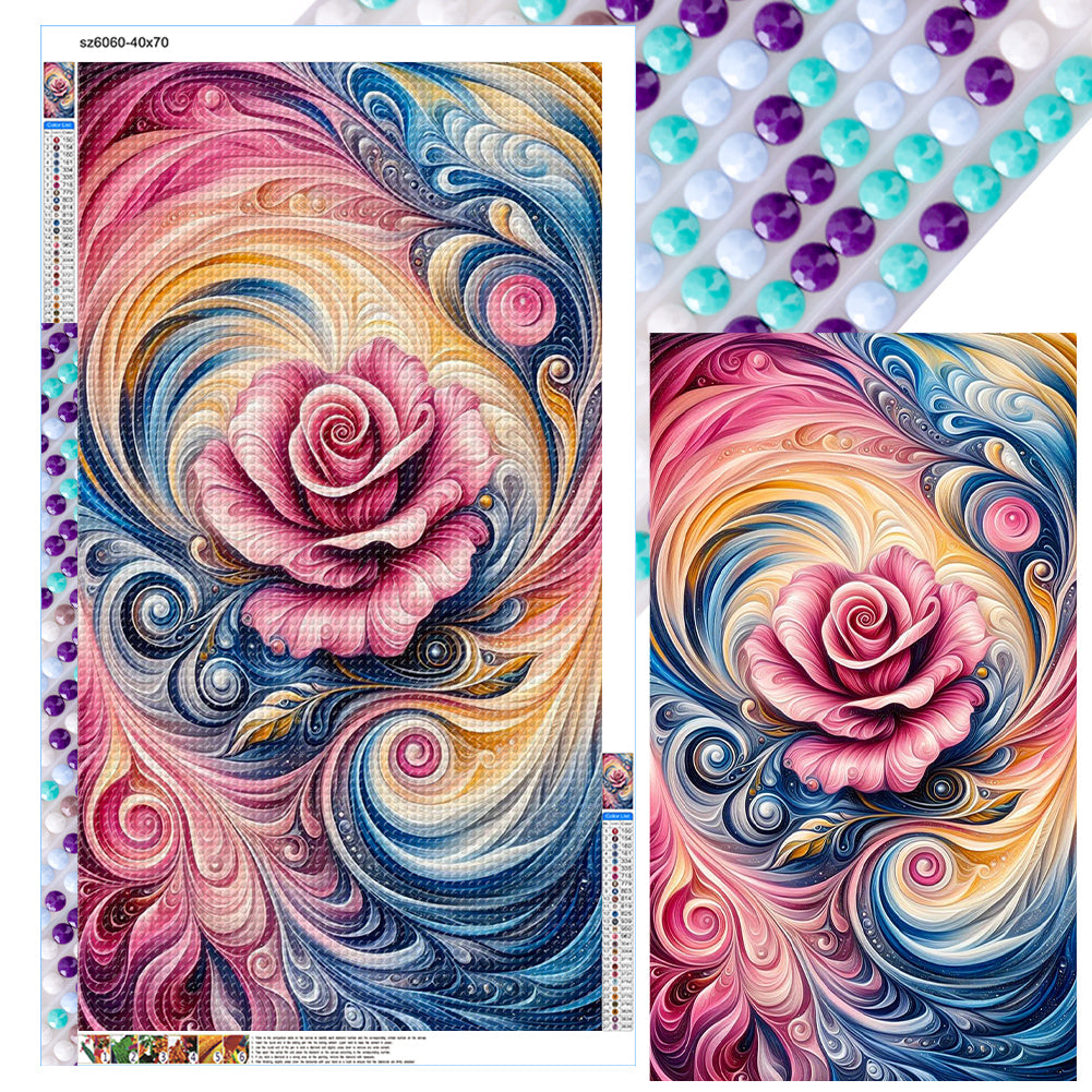 Diamond Painting - Full Round - Parting rose (40*70CM)