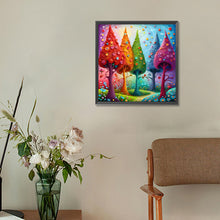 Load image into Gallery viewer, Diamond Painting - Full Round - Colorful trees (30*30CM)
