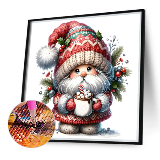Diamond Painting - Full Round - Christmas gnome (30*30CM)
