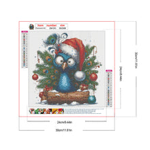 Load image into Gallery viewer, Diamond Painting - Full Round - Christmas peacock (30*30CM)
