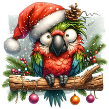 Load image into Gallery viewer, Diamond Painting - Full Round - Christmas parrot (30*30CM)
