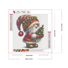Load image into Gallery viewer, Diamond Painting - Full Round - Christmas gnome (30*30CM)

