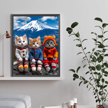 Load image into Gallery viewer, Diamond Painting - Full Round - Snow mountain cat (30*40CM)
