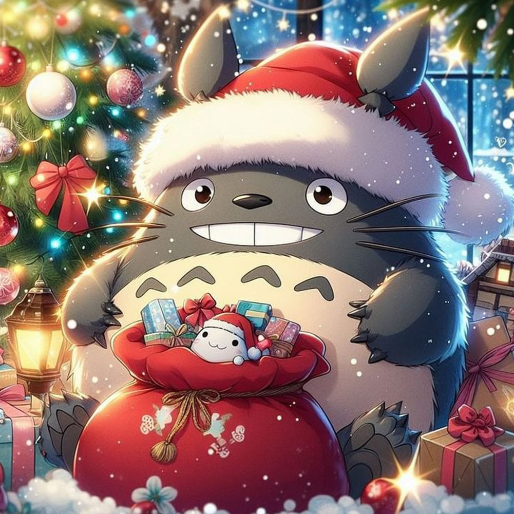 Diamond Painting - Full Round - Christmas chinchilla (40*40CM)