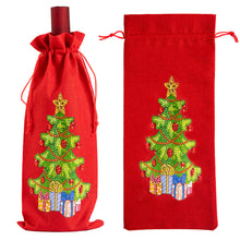 Load image into Gallery viewer, Christmas Special Shape Diamond Painting Wine Bottle Cover Set for Table Decor

