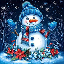 Load image into Gallery viewer, Diamond Painting - Full Round - Snowman (40*40CM)
