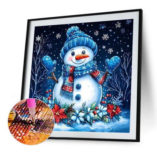 Diamond Painting - Full Round - Snowman (40*40CM)