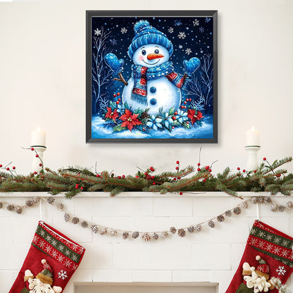Diamond Painting - Full Round - Snowman (40*40CM)