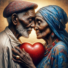 Load image into Gallery viewer, Diamond Painting - Full Round - Grandpa and grandma (40*40CM)
