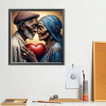 Load image into Gallery viewer, Diamond Painting - Full Round - Grandpa and grandma (40*40CM)
