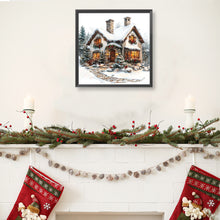 Load image into Gallery viewer, Diamond Painting - Full Round - Snowy house (30*30CM)
