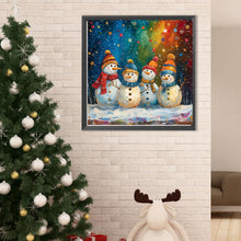 Load image into Gallery viewer, Diamond Painting - Full Round - Snowman (40*40CM)

