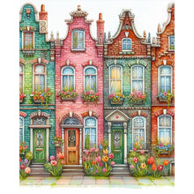 Load image into Gallery viewer, Diamond Painting - Full Round - House street (40*50CM)
