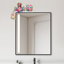 Load image into Gallery viewer, Faith And Flowers Diamond Painting Art Door Right Angle Sign for Home Decor
