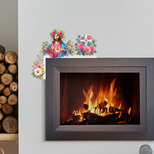 Load image into Gallery viewer, Faith And Flowers Diamond Painting Art Door Right Angle Sign for Home Decor
