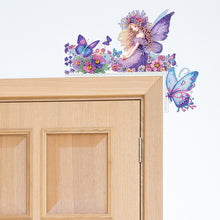 Load image into Gallery viewer, Butterfly Diamond Painting Art Door Right Angle Sign for Home Decoration
