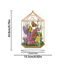 Load image into Gallery viewer, Acrylic Special Shape Flower Candle Desktop Diamond Art Kits Bedroom Table Decor
