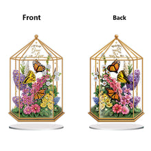 Load image into Gallery viewer, Acrylic Special Shape Flower Candle Desktop Diamond Art Kits Bedroom Table Decor
