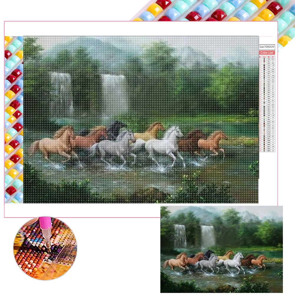 Diamond Painting - Full Square - Horse (50*70CM)