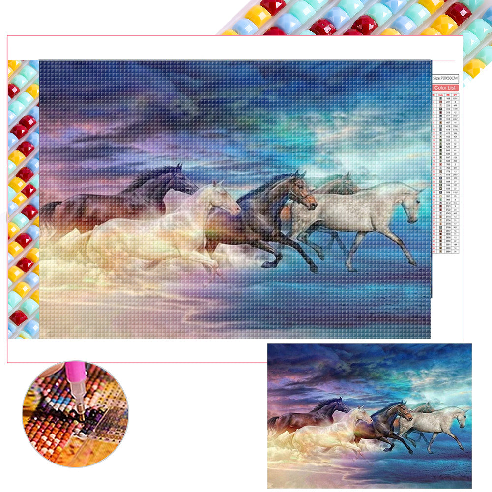 Diamond Painting - Full Square - Horse (50*70CM)