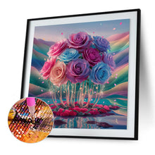 Load image into Gallery viewer, Diamond Painting - Full Round - Colorful rose (30*30CM)
