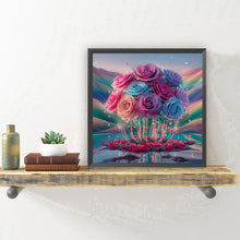 Load image into Gallery viewer, Diamond Painting - Full Round - Colorful rose (30*30CM)
