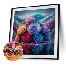 Load image into Gallery viewer, Diamond Painting - Full Round - Colorful rose (30*30CM)
