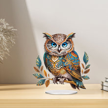 Load image into Gallery viewer, Acrylic Special Shape Owl 5D DIY Diamond Painting Art Tabletop Decorations

