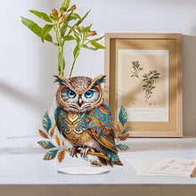 Load image into Gallery viewer, Acrylic Special Shape Owl 5D DIY Diamond Painting Art Tabletop Decorations

