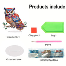 Load image into Gallery viewer, Acrylic Special Shape Owl 5D DIY Diamond Painting Art Tabletop Decorations
